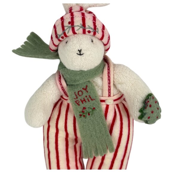 Hallmark Bunnies By The Bay Joy Phil Plush Bunny Rabbit Jolly Ice Folly 9” - Picture 2 of 8